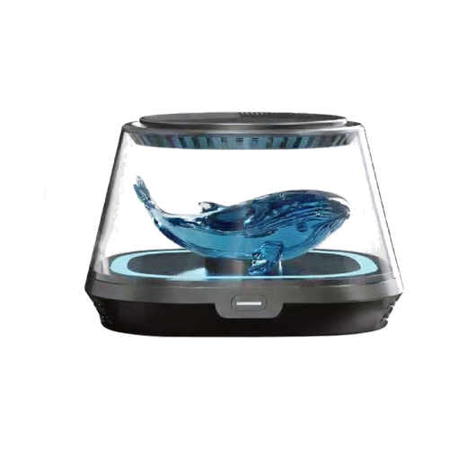 icuktaa Whaley car air companion in Dark Blue — visible water purification with bubbles