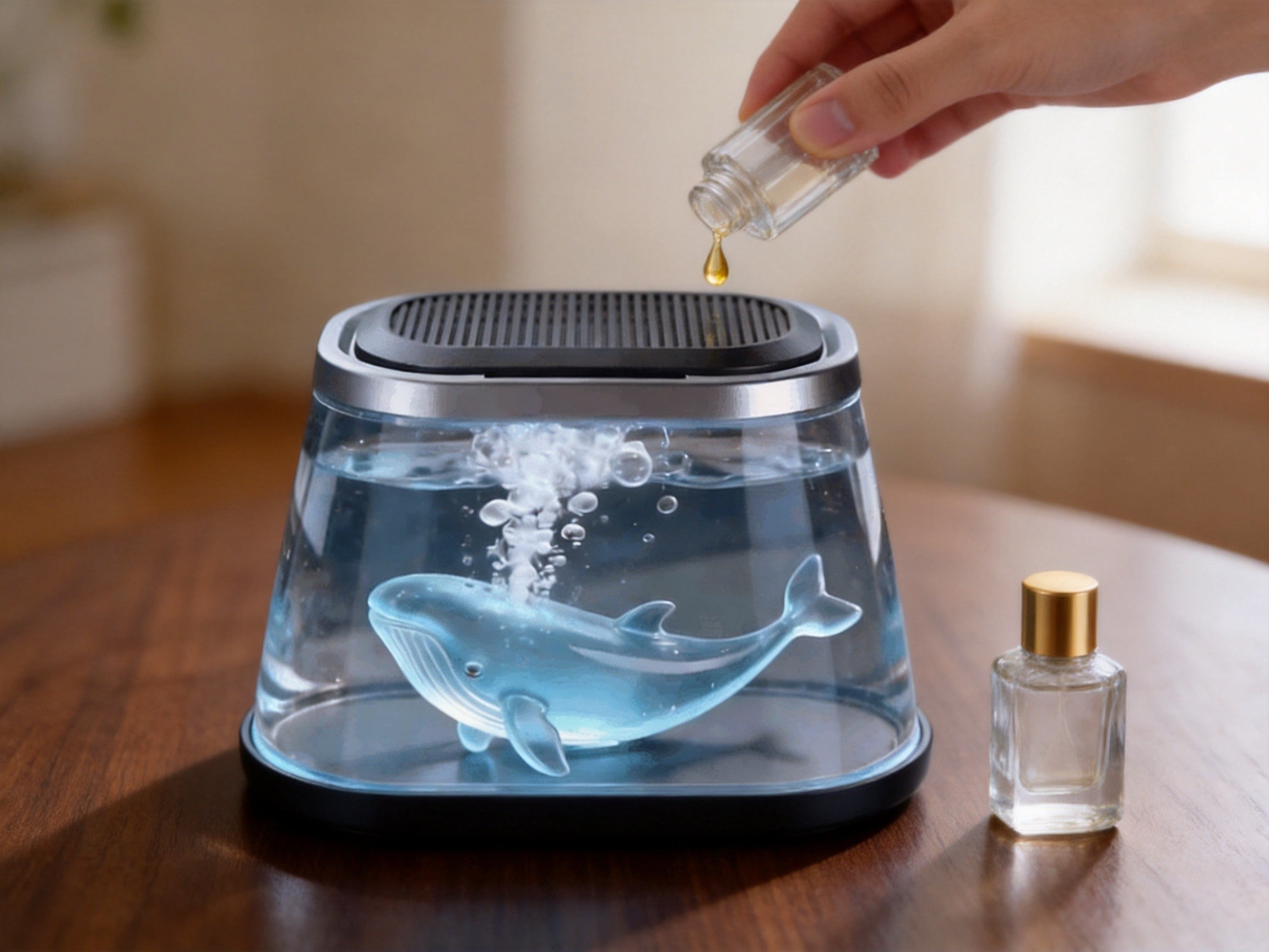 Adding perfume to icuktaa water chamber dual fragrance system
