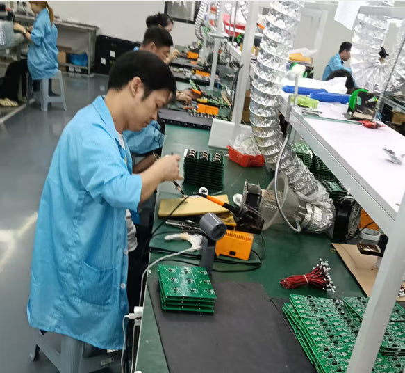 icuktaa quality inspection — every unit individually tested, QC checkpoint