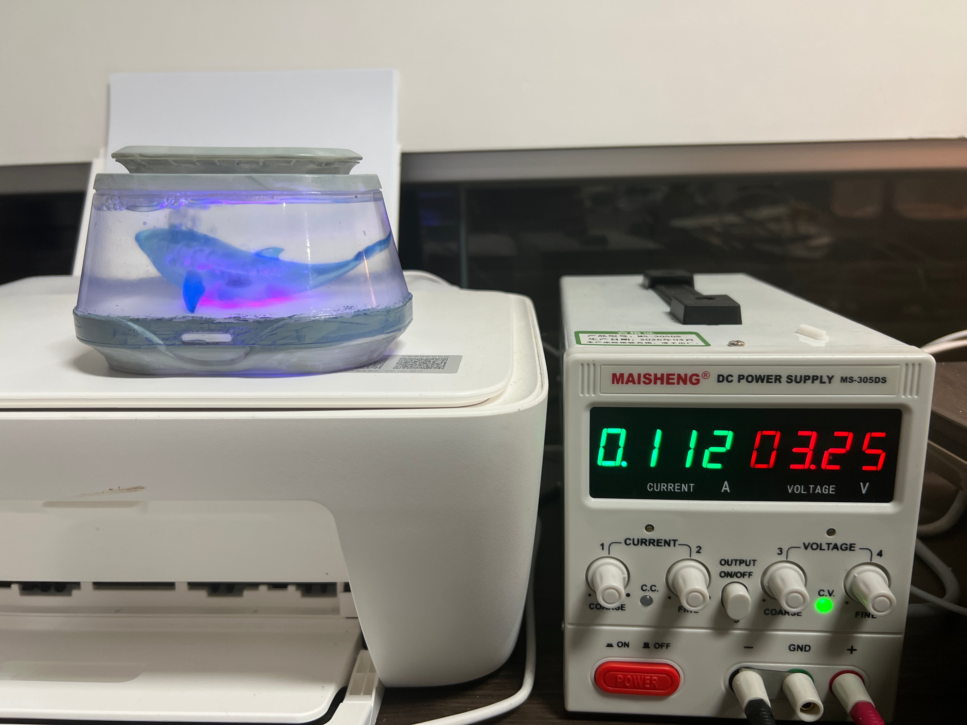 icuktaa air quality performance testing — electrical parameter test, power consumption measurement